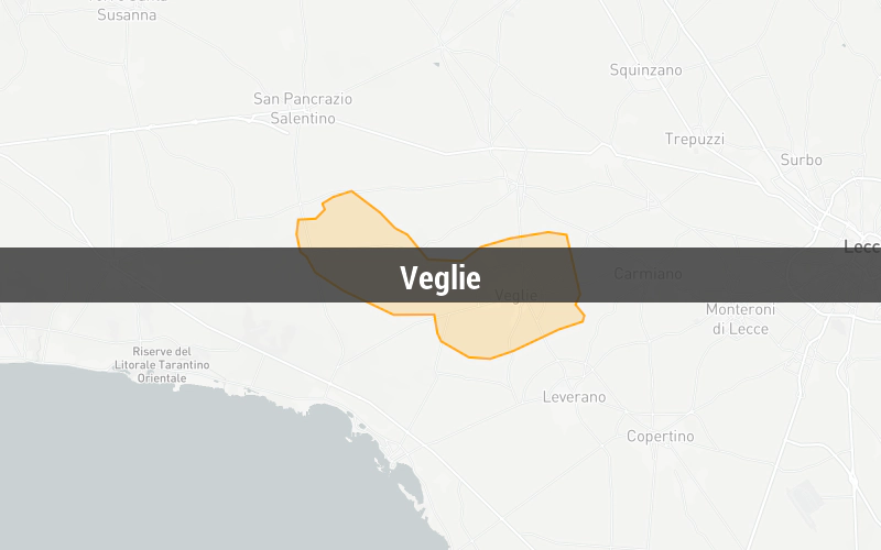 Map of Veglie