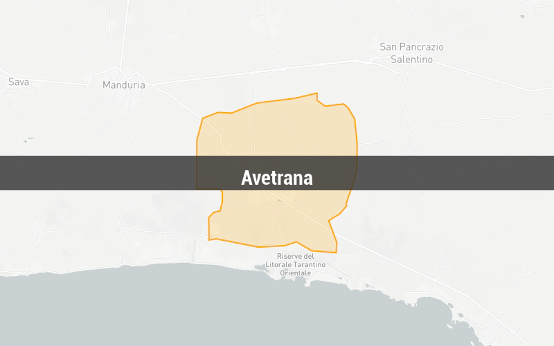 Map of Avetrana