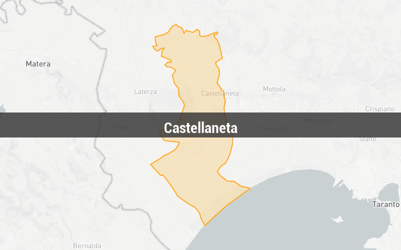Map of Castellaneta