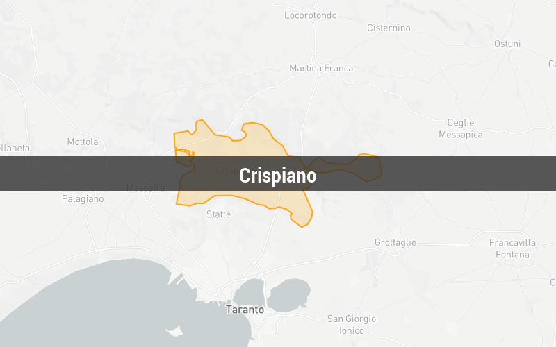Map of Crispiano