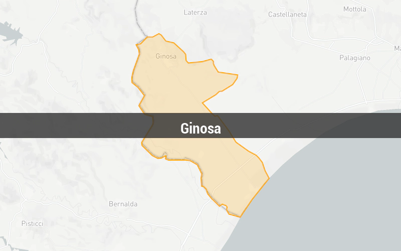 Map of Ginosa