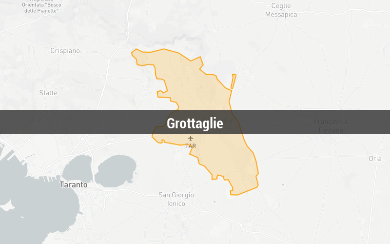 Map of Grottaglie