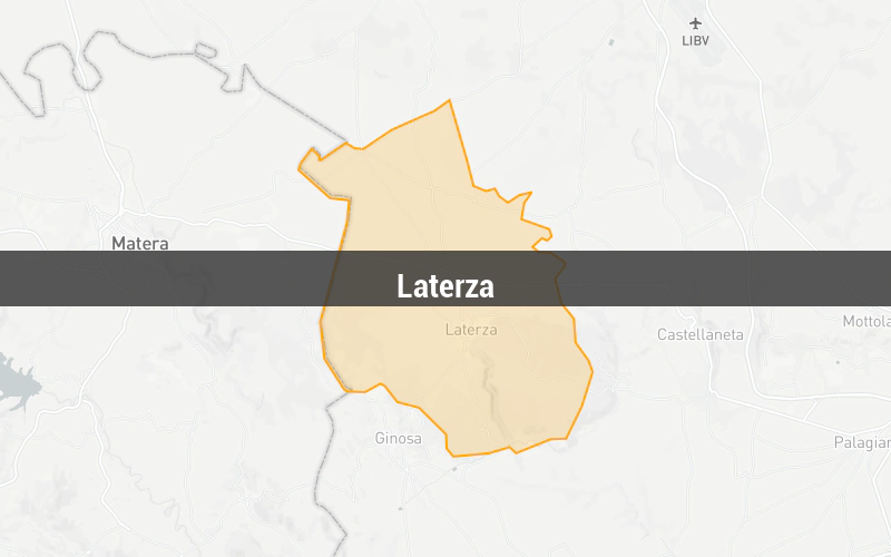 Map of Laterza