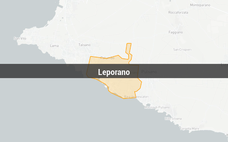 Map of Leporano