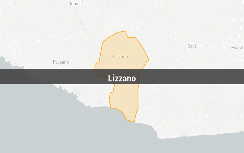 Map of Lizzano