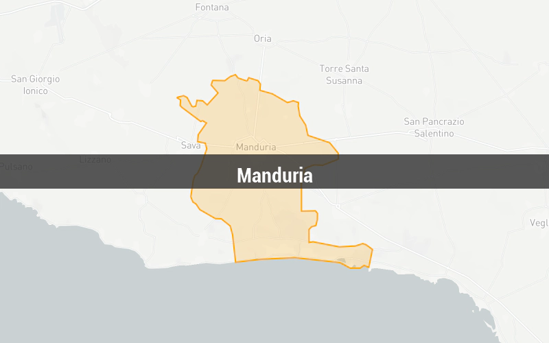 Map of Manduria