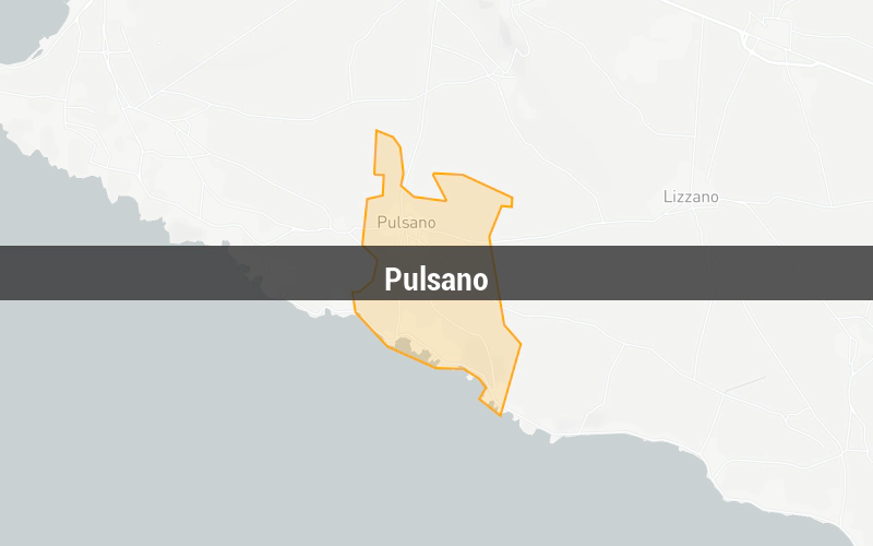 Map of Pulsano
