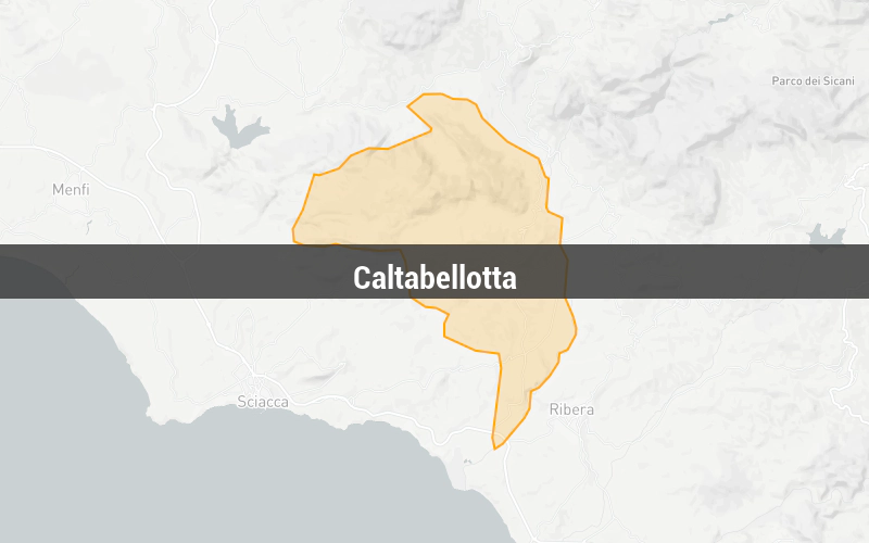 Map of Caltabellotta