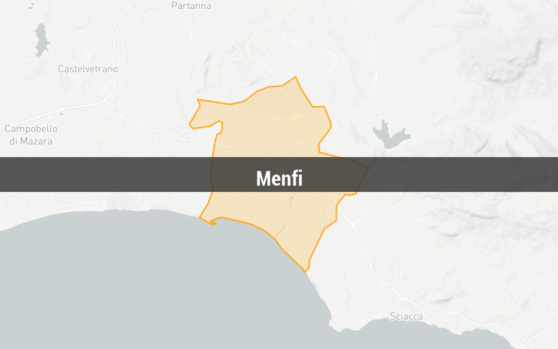 Map of Menfi
