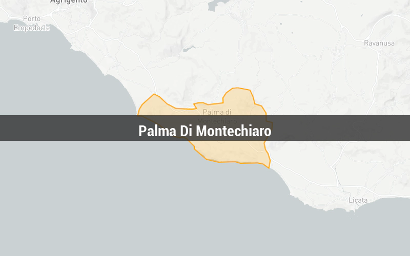 Map of Palma Di Montechiaro