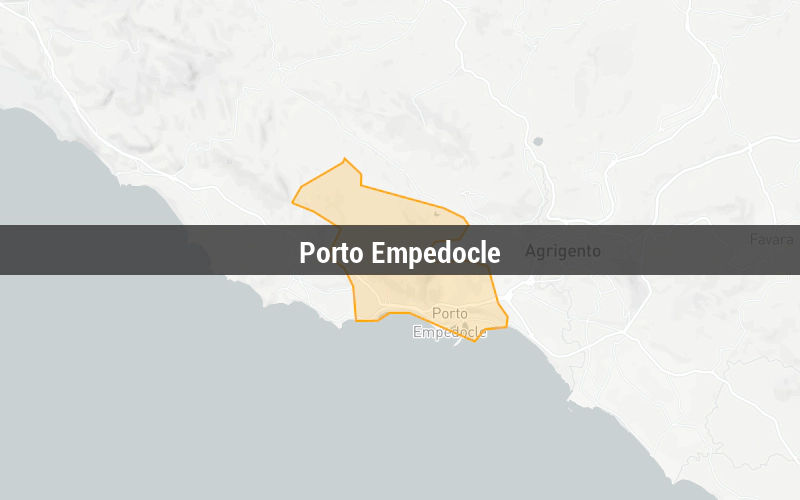 Map of Porto Empedocle