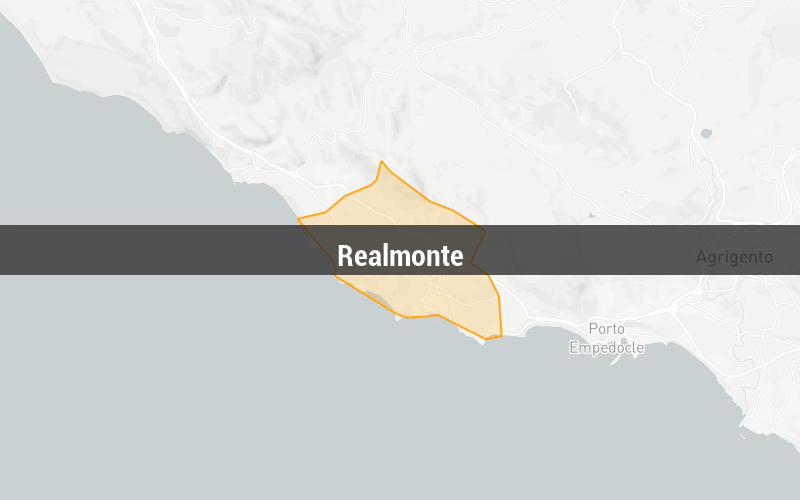 Map of Realmonte