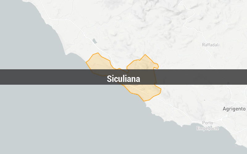 Map of Siculiana