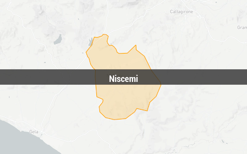 Map of Niscemi