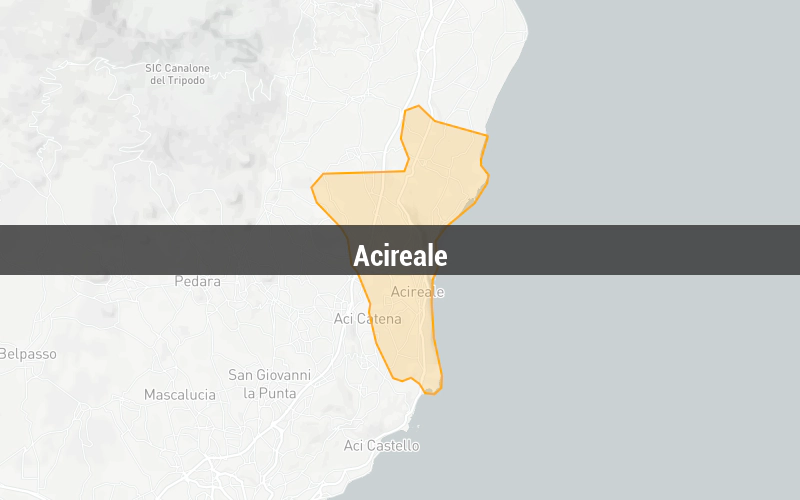 Map of Acireale