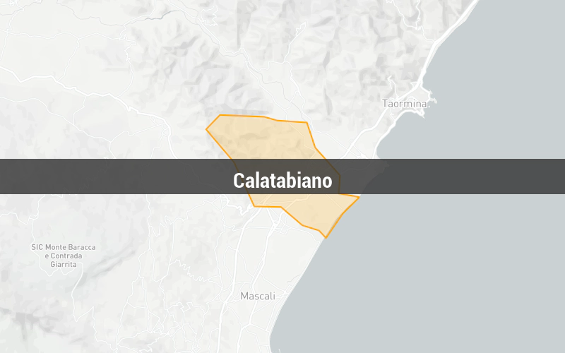 Map of Calatabiano