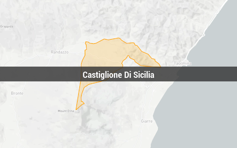 Map of Castiglione Di Sicilia