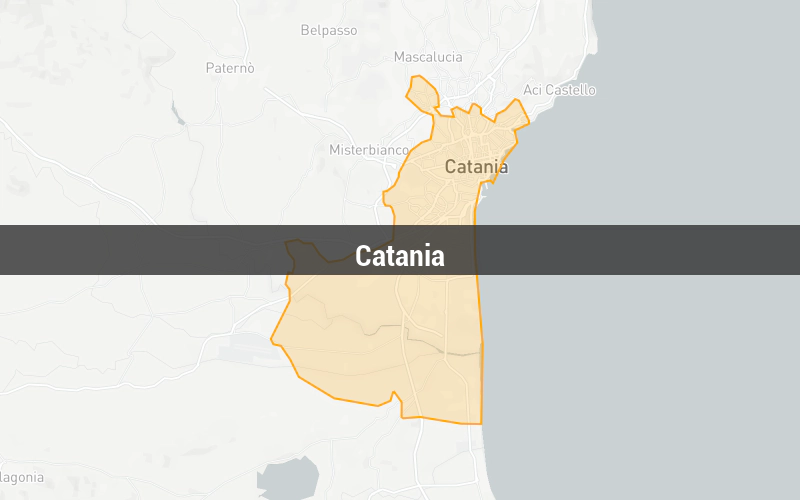 Mappa di Catania