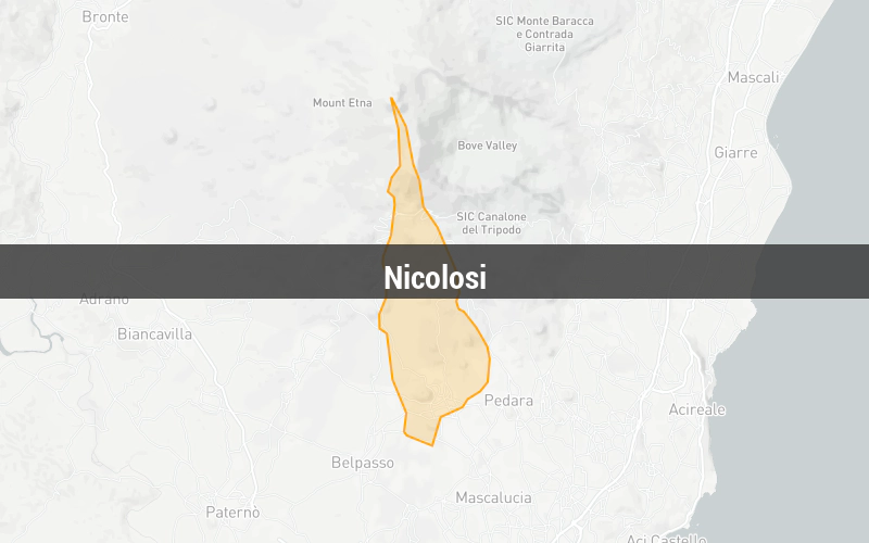 Map of Nicolosi