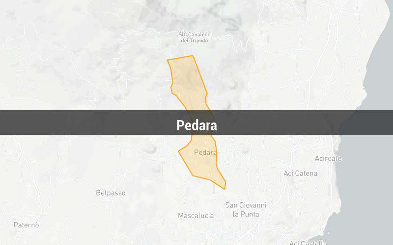 Map of Pedara