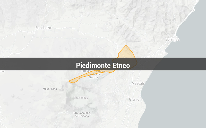 Map of Piedimonte Etneo
