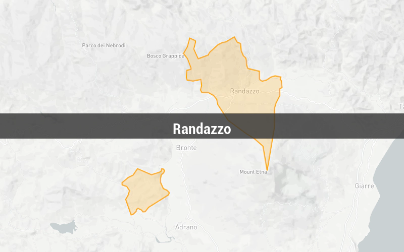 Map of Randazzo