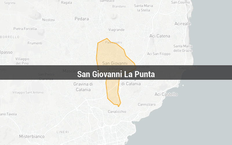 Mappa di San Giovanni La Punta