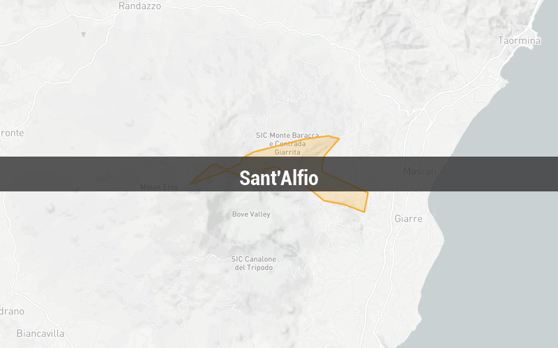 Map of Sant'Alfio