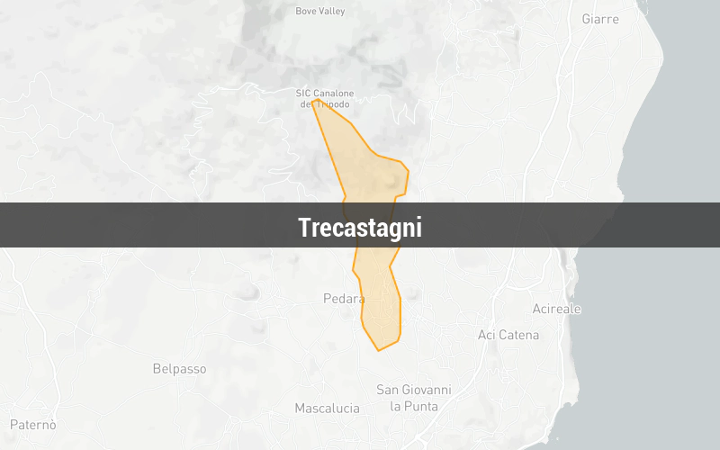 Map of Trecastagni