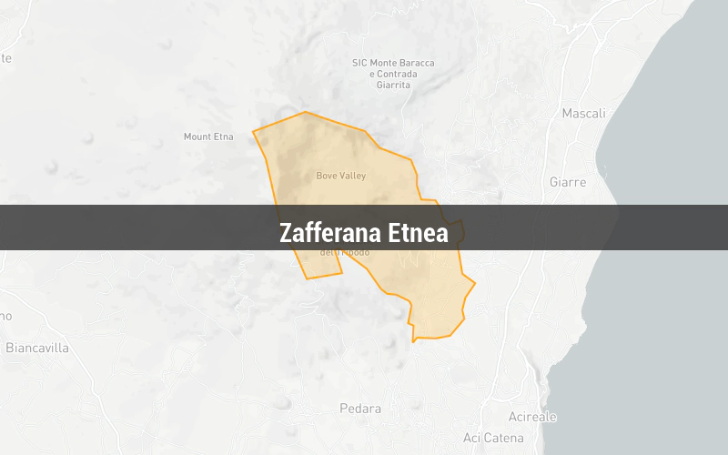 Map of Zafferana Etnea