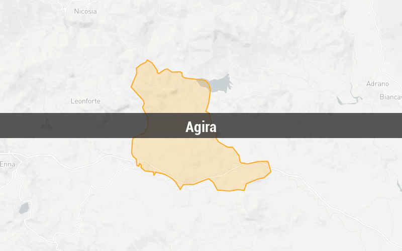 Map of Agira