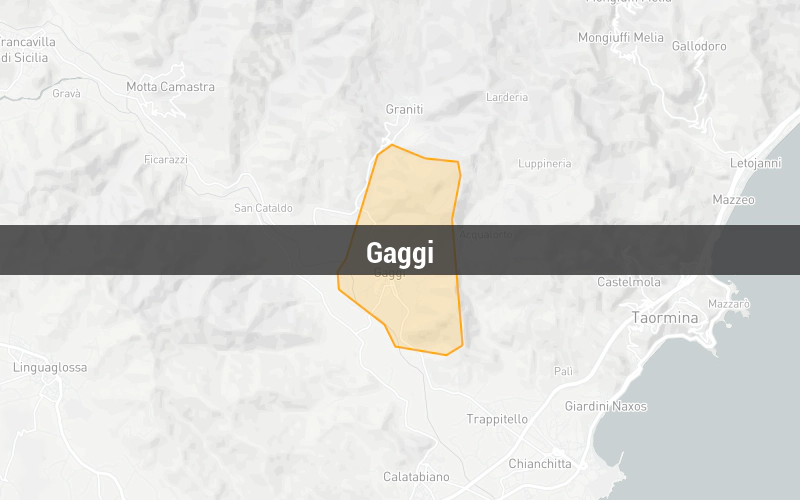 Map of Gaggi