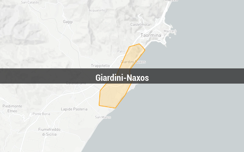 Map of Giardini-Naxos
