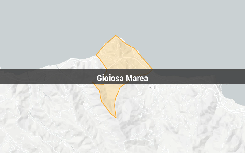 Map of Gioiosa Marea