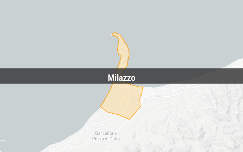 Map of Milazzo