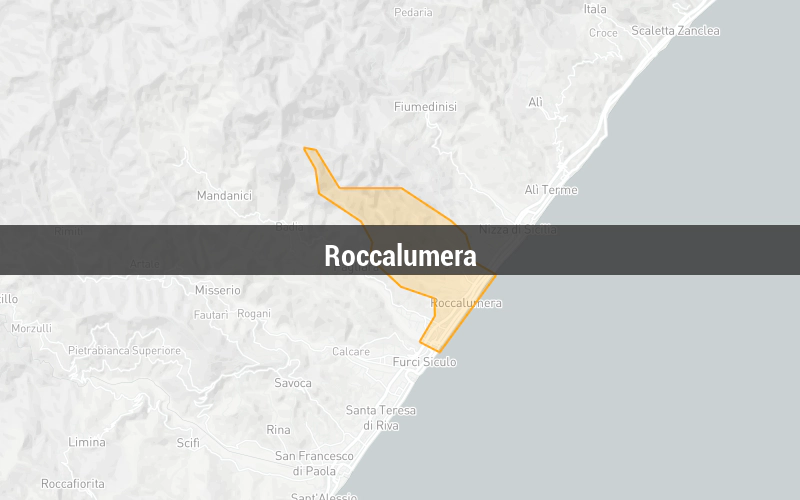 Map of Roccalumera
