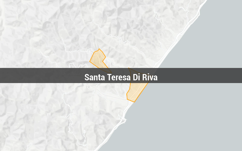 Map of Santa Teresa Di Riva