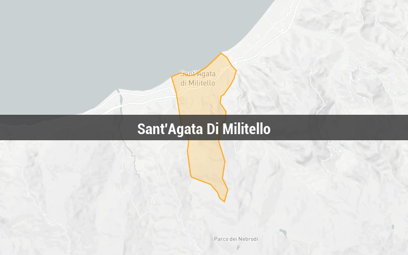 Map of Sant'Agata Di Militello