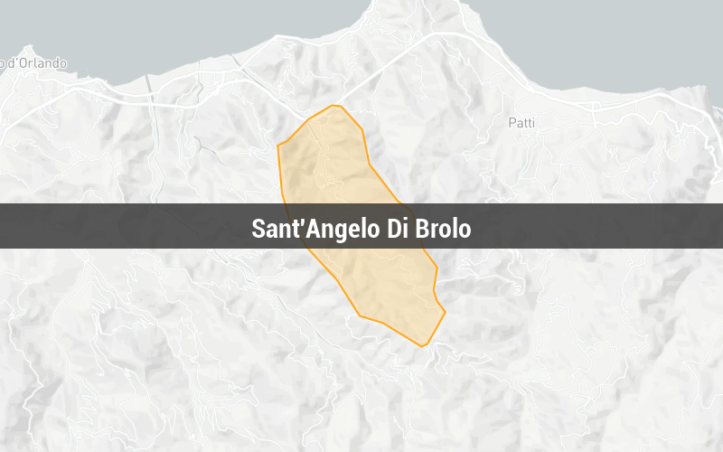 Mappa di Sant'Angelo Di Brolo