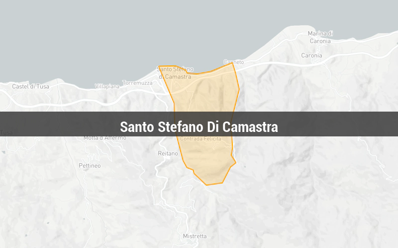 Map of Santo Stefano Di Camastra