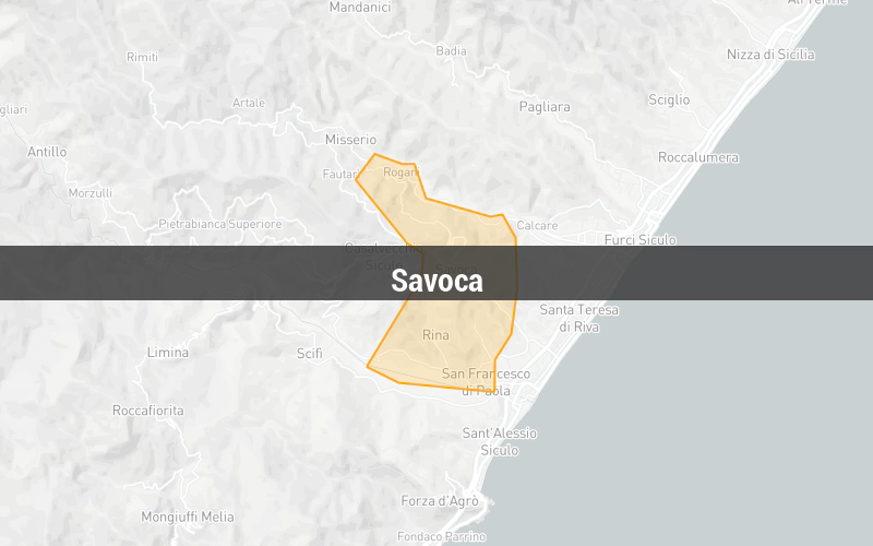 Map of Savoca