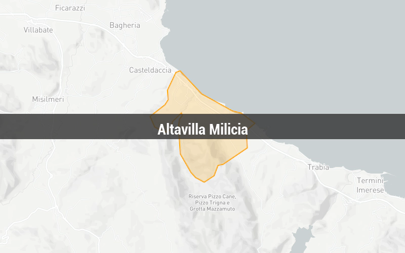Map of Altavilla Milicia