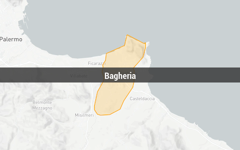 Map of Bagheria