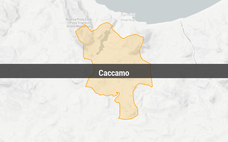 Map of Caccamo