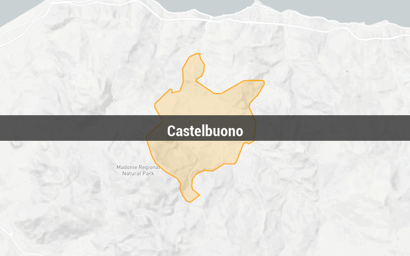 Map of Castelbuono