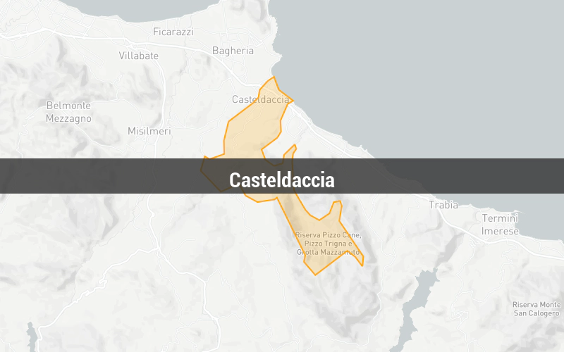 Map of Casteldaccia