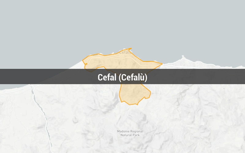 Map of Cefal (Cefalù)