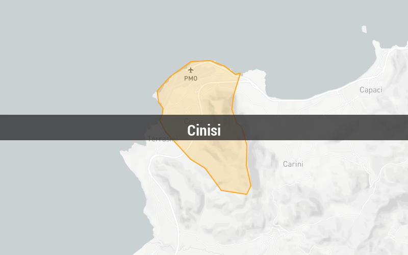 Map of Cinisi