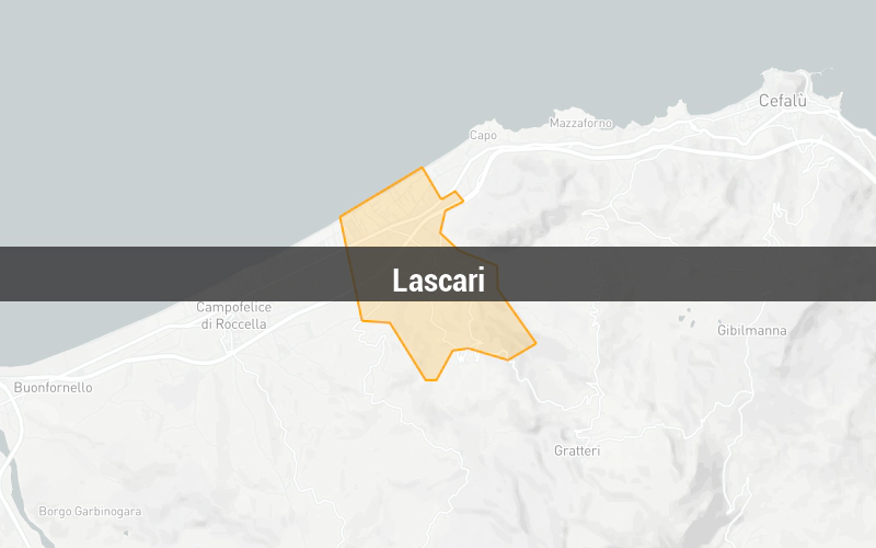 Map of Lascari