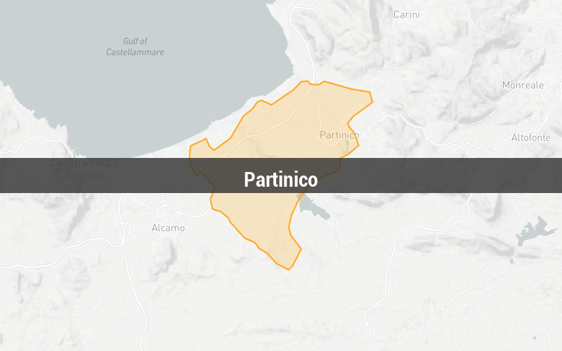 Map of Partinico